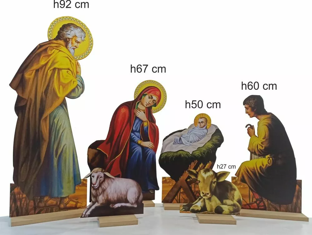 Рождественский вертеп Библейская Страница: Рождение Иисуса 11 см (Kaemingk)